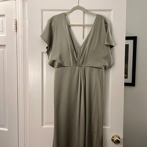 Revelry Gwen Satin Dress